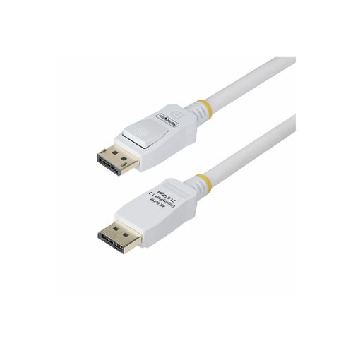 StarTech.com 6ft White VESA Certified DisplayPort 1.2 Cable with Latches - Cble DisplayPort