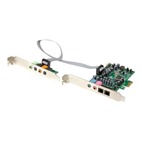 StarTech.com Carte son PCI Express 7.1 canaux pour son surround - 24 bit 192 KHz