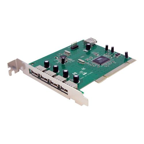 StarTech.com Carte Adaptateur PCI  vers 7 Ports USB 2.0 - Interne Externe