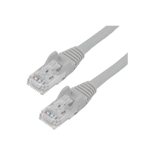 StarTech.com 75ft CAT6 Ethernet Cable, 10 Gigabit Snagless RJ45 650MHz 100W PoE Patch Cord, CAT 6 10GbE UTP Network Cable w/Strain Relief, Gray, Fluke Tested/Wiring is UL Certified/TIA - Category...