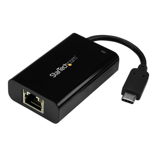 StarTech.com Adaptateur USB-C vers Gigabit Ethernet avec USB Power Delivery - Concentrateur USB Type-C vers GbE