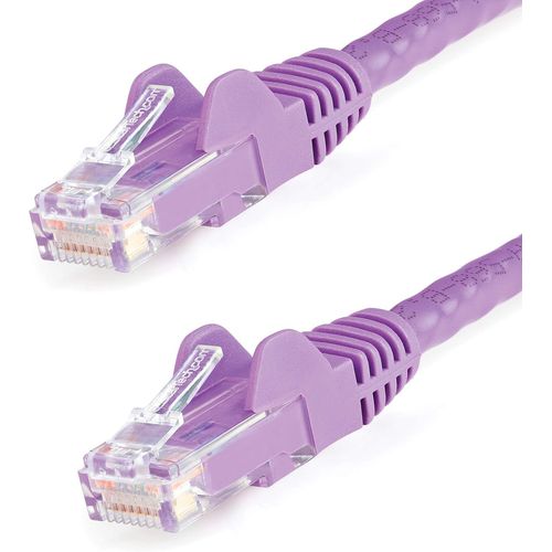 StarTech.com Cble rseau Cat6 UTP sans crochet - 3 m Violet