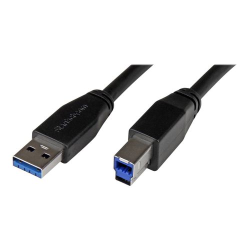 StarTech.com Cble USB 3.0 actif USB-A vers USB-B de 10 m - Cordon USB A vers B