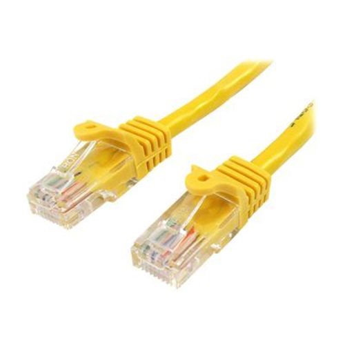 StarTech.com Cble rseau Cat5e UTP sans crochet - 5 m Jaune