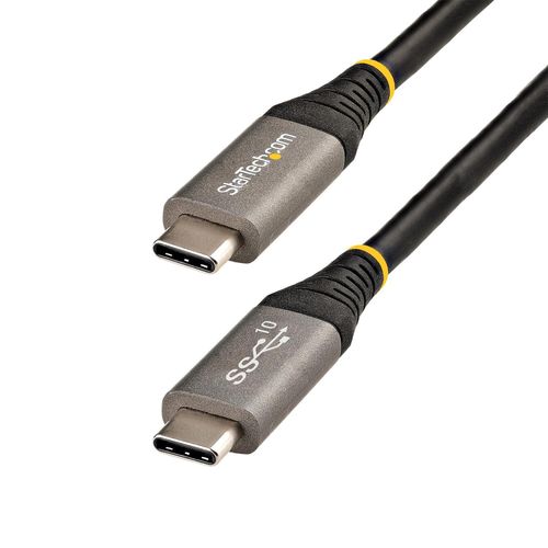 STARTECH.COM Cble USB-C de 1m, USB 10Gbps, 100W (5A) Power Delivery, 8K 60Hz/4K 144Hz DP Alt Mode, Certifi USB-IF, Compatible Thunderbolt