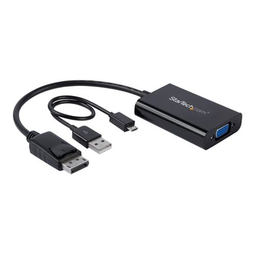 StarTech.com DisplayPort to VGA Adapter with Audio - 1920x1200