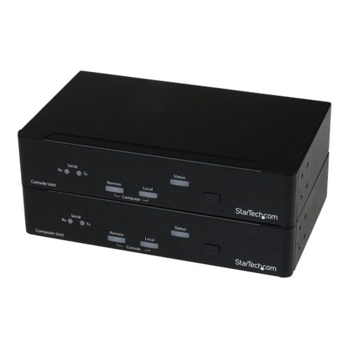 StarTech.com KVM Console Extender par fibre optique multimode avec DVI, USB, srie et audio (SV565FXDUSA) - Rallonge cran-clavier-souris/audio/srie
