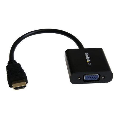 StarTech.com Adaptateur / Convertisseur HDMI vers VGA pour ordinateur de bureau / ordinateur portable / Ultrabook - M/F