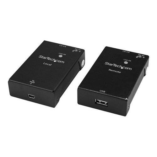 StarTech.com Extendeur Ethernet 1 port USB sur Cat5/Cat6 - jusqu' 40 m - Cble de rallonge USB