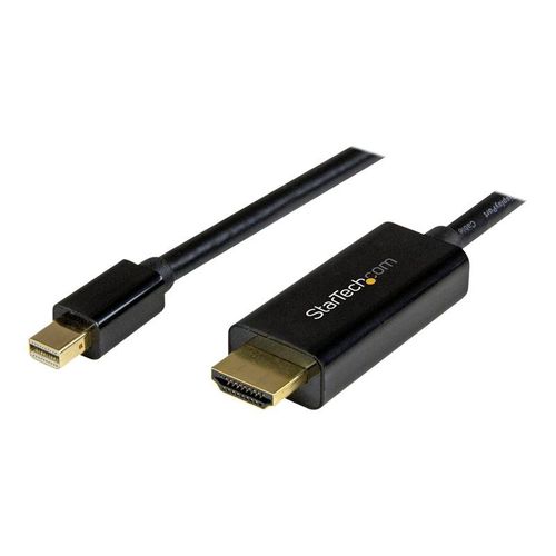 StarTech.com Cble adaptateur Mini DisplayPort vers HDMI de 5 m - Convertisseur Mini DP vers HDMI avec cble intgr