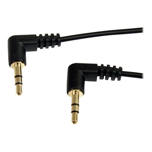 StarTech.com Cble audio stro Slim 3,5 mm  angle droit de 90 cm - M/M