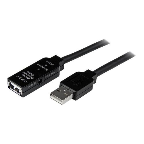 StarTech.com Cble d'extension USB 2.0 actif 20 m - M/F - Rallonge de cble USB