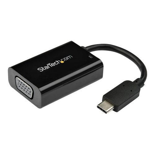 StarTech.com Adaptateur vido USB-C vers VGA avec USB Power Delivery - Convertisseur USB Type-C vers HD15