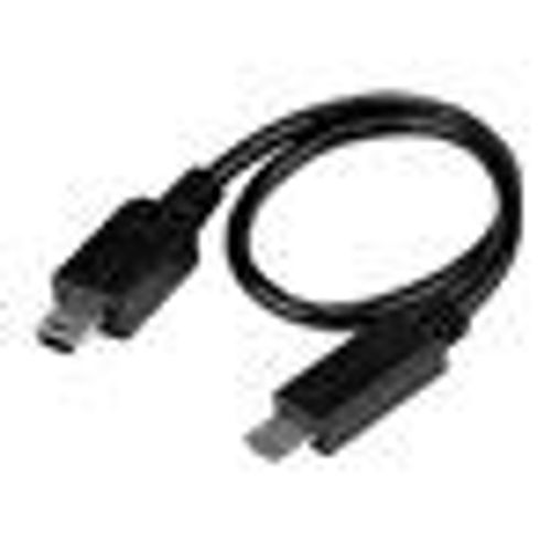 StarTech.com Cble USB OTG Micro USB vers Mini USB de 20 cm - Adaptateur USB On-The-Go