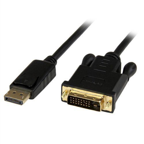StarTech DP2DVIMM6BS Cble Adaptateur DisplayPort vers DVI-D Actif 1,8 m Noir