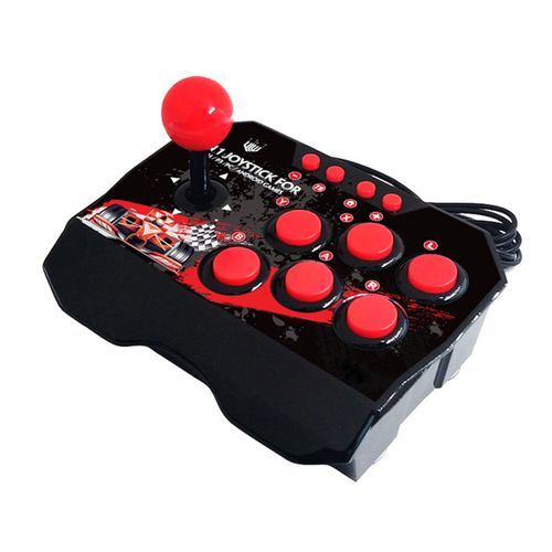 Station D'arcade Rtro 4-En-1 Avec Cl De Combat  Bascule Filaire Usb, Joystick De Jeu Pour Console De Jeux Ps3/Switch/Pc/Android Tv
