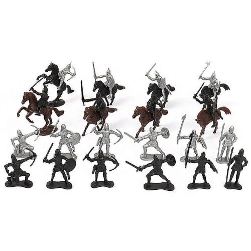 Statique Soldat Chevalier Chevaux Jouets Modle Enfants Jouet Robuste Mdival Ancien Soldat Modle Jouet