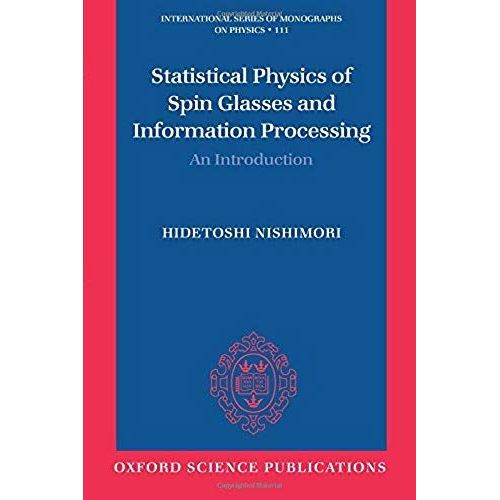 Statistical Physics Of Spin Glasses And Information Processing    Format Broch 