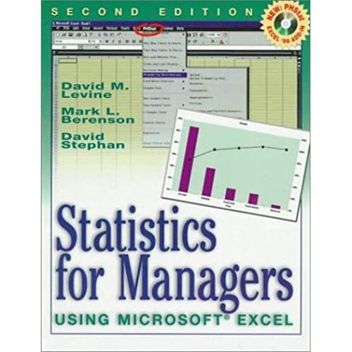 Statistics For Managers Using Microsoft Excel (2nd Edition)   de David M. Levine; Mark L. Berenson; David Stephan  Format Poche 