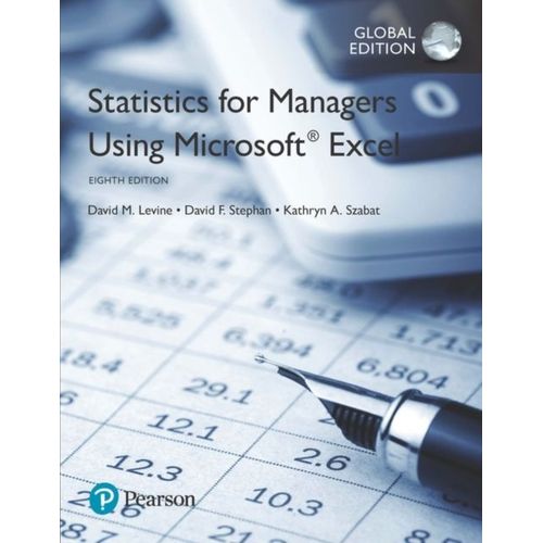 Statistics For Managers Using Microsoft Excel   de Collectif 