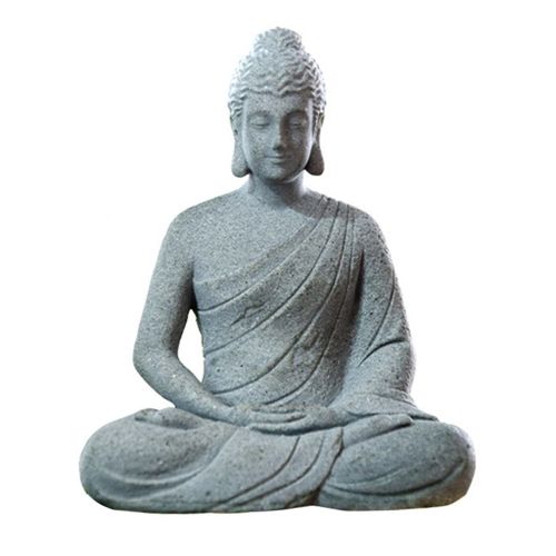 Statue De Bouddha Assis En Rsine Pour Aquarium, Dcoration D'intrieur, Utilisation En Eau Douce Et Sale