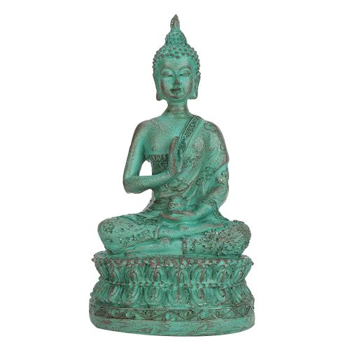 Statue De Bouddha Sakyamuni En Cuivre, Imitation De Bouddha Thailandais, Ornement Artisanal En Resine Sakyamuni (Bronze)