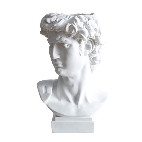 Statue De Buste En Rsine De Style Romain, Vase  Fleurs, Artisanat D'art, Croquis, Pratique, Cadeau, Ornements, Buste Grec, Dcor Vintage