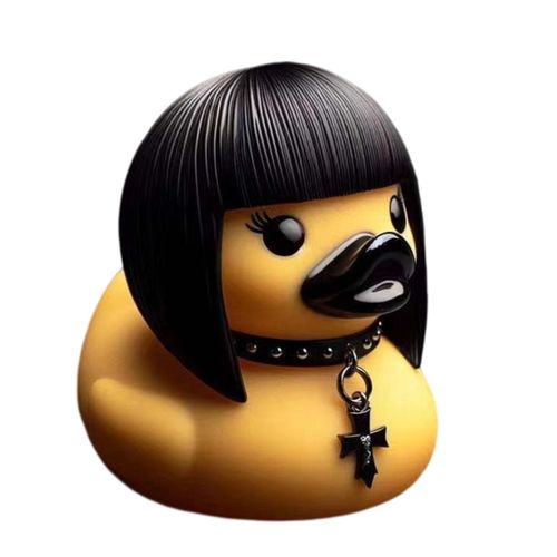 Statue De Canard En Rsine,Sculpture Gothique D'nik,Animal Punk,Dcoration De Bureau,Figurines De Collection Auckland,Cadeaux D'anniversaire Et De Nol Pour Enfants #C