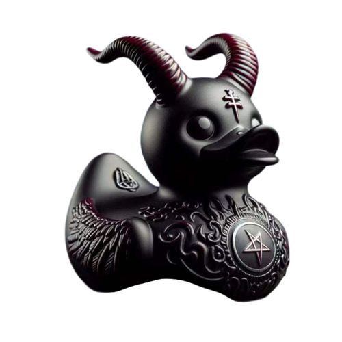 Statue De Canard En Rsine,Sculpture Gothique D'nik,Animal Punk,Dcoration De Bureau,Figurines De Collection Auckland,Cadeaux D'anniversaire Et De Nol Pour Enfants #D