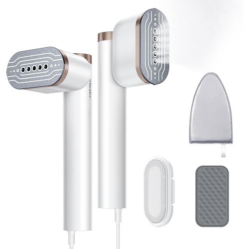 Steamer Dfroisseur Vapeur Portable 1200 W 1200 Ml Avec Brosse  Vapeur Manuelle Pour Vtements Et Chemises,2 Niveaux De Vapeur,Chauffage Rapide En 20 Secondes,Vapeur Horizontale Et