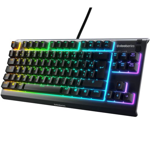 SteelSeries Apex 3 TKL RVB Clavier gaming - Facteur de forme esports compact sans pav numrique