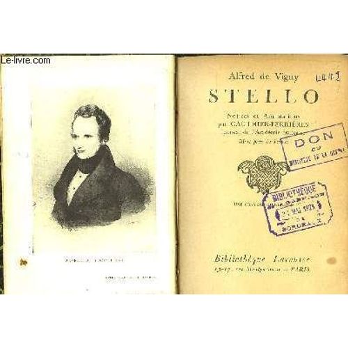 Stello de Vigny Alfred De