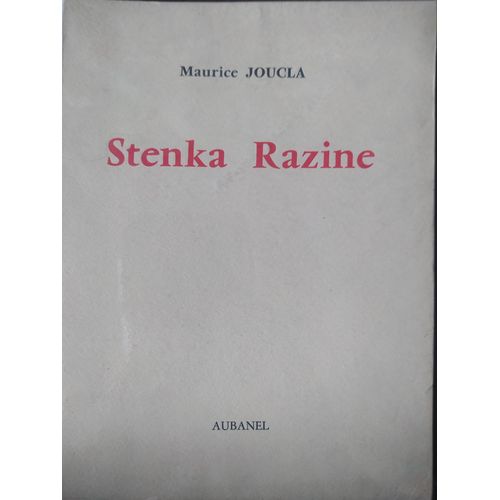 Stenka Razine Par Maurice Joucla   