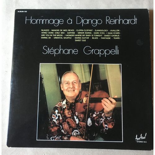 Stephane Grappelli Hommage  Django Reinhardt Vinyle 33t 2 Disques - 