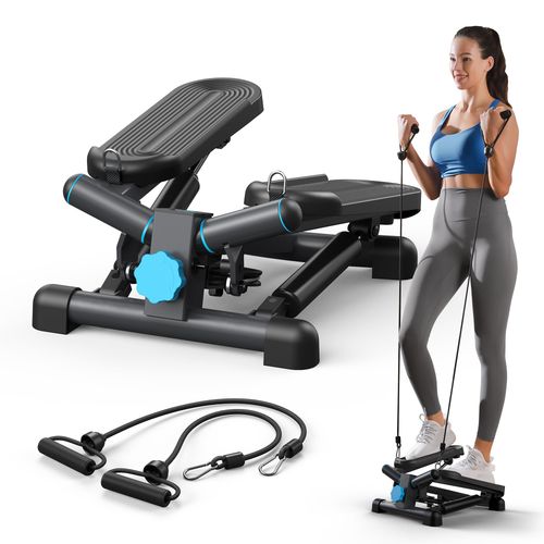 Stepper - Merach, 2 En 1 Pour La Maison, Mini Stepper Swing Silencieux 150 Kg Avec cran Lcd