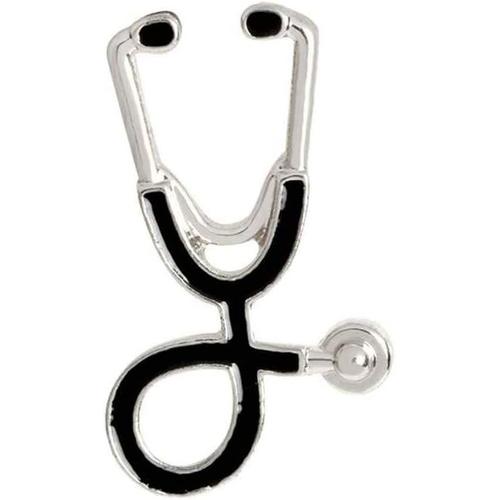 Stthoscope Broche mail Pin Unisexe Bande Dessine Pin Bande Dessine pinglette Bouton Badges Sac Jeans Dcoration