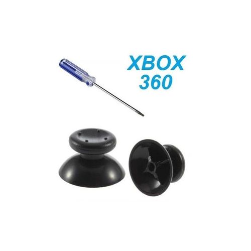 Stick Analogique Noir X2 Manette Xbox 360 Joystick Neuf Et Tournevis Torx T8 - Skyexpert
