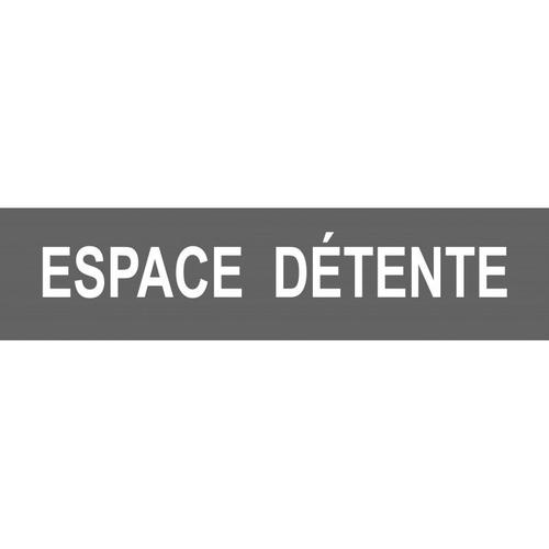 Espace Dtente Gris - 15x3,5cm - Sticker/Autocollant