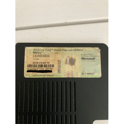 Sticker Licence Windows Vista