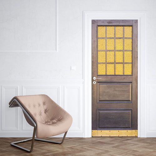 Sticker Porte Bois Exotique - 204 X 73 Cm