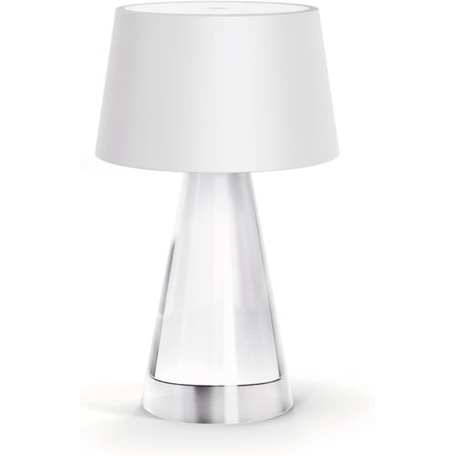 Stilosa Mood - Lampe De Table Sans Fil - Lampe Bureau Led Rechargeable - Lampe  Poser Tactile - Connecteur Usb-C - Lampes Rechargeables Design Intrieures Et Extrieur - Blanc