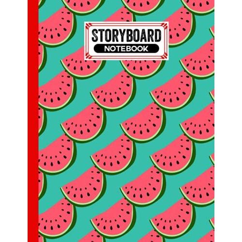 Storyboard Notebook: Cinema Notebooks For Cinema Artists / Notebook Sketchbook Template Panel Pages For Storytelling | Layouts: 120 Pages With Size 8.5