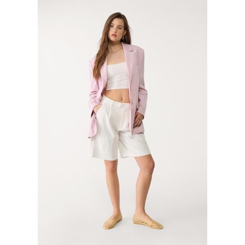 Stradivarius Veste Oversize Fluide Rose Pastel S