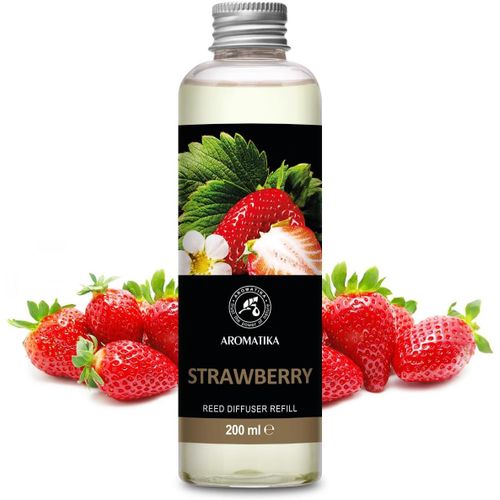 Strawberry Diffuser Refill 200 Ml-Fruity Aroma-Refill For Aroma Diffuser-Fresh And Durable Fragrance-Home Deodoriser-- Reed Diffuser Refill Strawberry