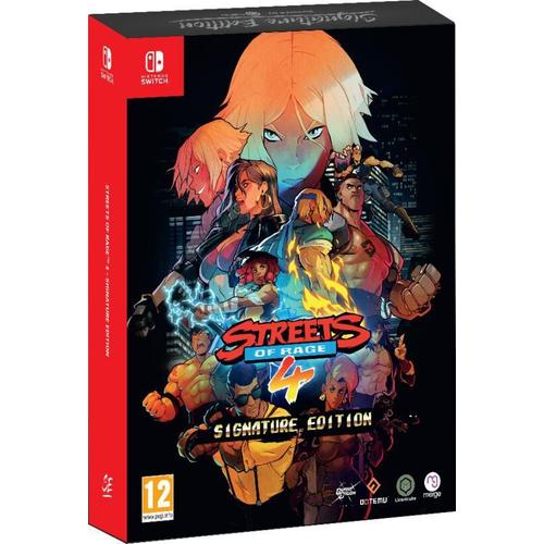 Streets Of Rage 4 Signature Edition Switch