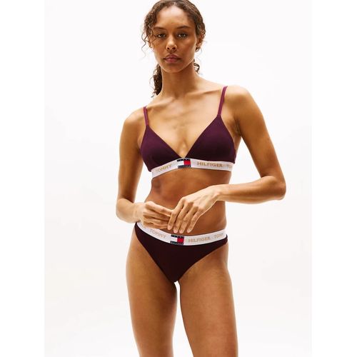 String Heritage  Ceinture  Motif Logo Classic Thong (Ext. Size)/Deep Burgundy - 3xl