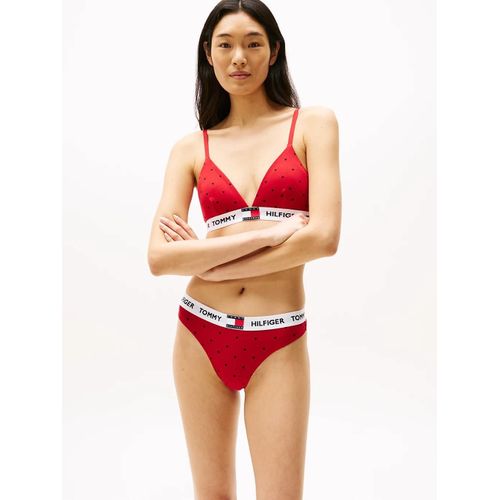 String Heritage  Ceinture  Motif Logo Classic Print Thong/Pinstripe Hearts Primary Red Aop - Xs