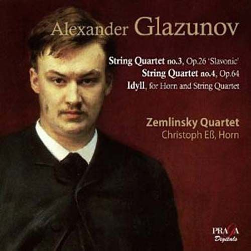 String Quartet N 3,Op.26 'slavonic' /String Quartet N 4 /Idyll - Alexander Glazounov  // Zemlinsky Quartet