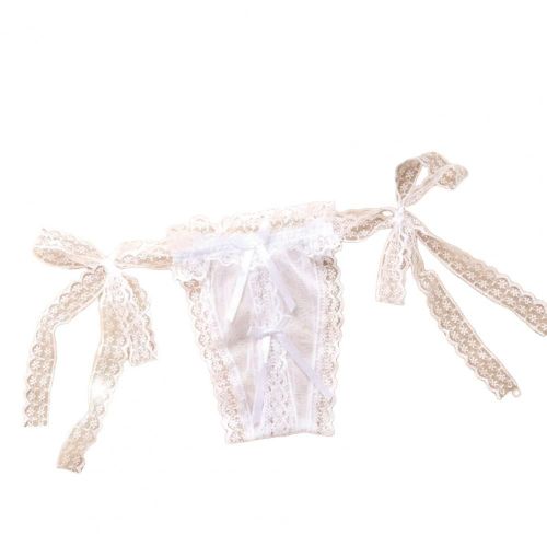String Transparent En Maille Pour Femmes, Taille Basse, Respirant, Sduisant, En Forme De Triangle, Sans Entrejambe, Pour La Nuit De Mariage