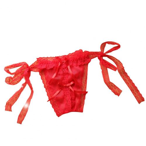 String Transparent En Maille Pour Femmes, Taille Basse, Respirant, Sduisant, En Forme De Triangle, Sans Entrejambe, Pour La Nuit De Mariage